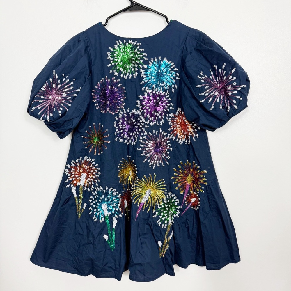 Queen of Sparkles Baby You’re A Firework Dress Size Small - Picture 9 of 11